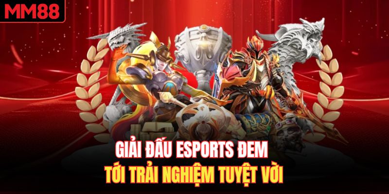 Giải đấu Esports đem tới trải nghiệm tuyệt vời